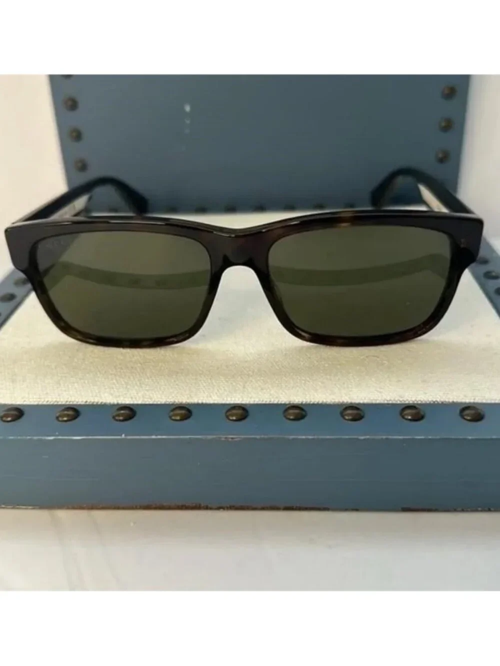💯 Authentic- New Gucci GG0340S 008 Brown Green Sunglasses